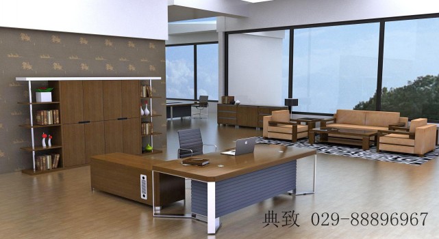 <b>板式大班台 K-2446A</b>