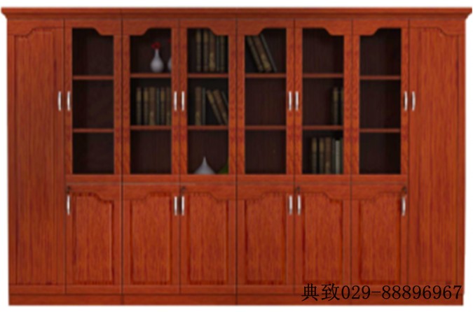 实木文件柜F-294B